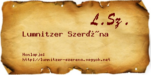 Lumnitzer Szeréna névjegykártya